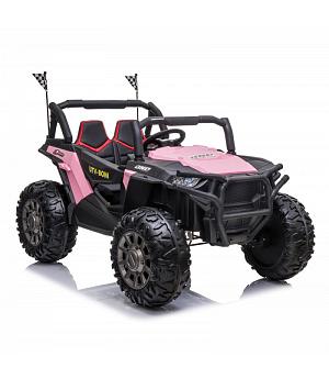 COCHE TODOTERRENO BUGGY UTV-XMX2 4 MOTORES 12V X 45W, ROSA-PINK, MANDO RC - BC-999